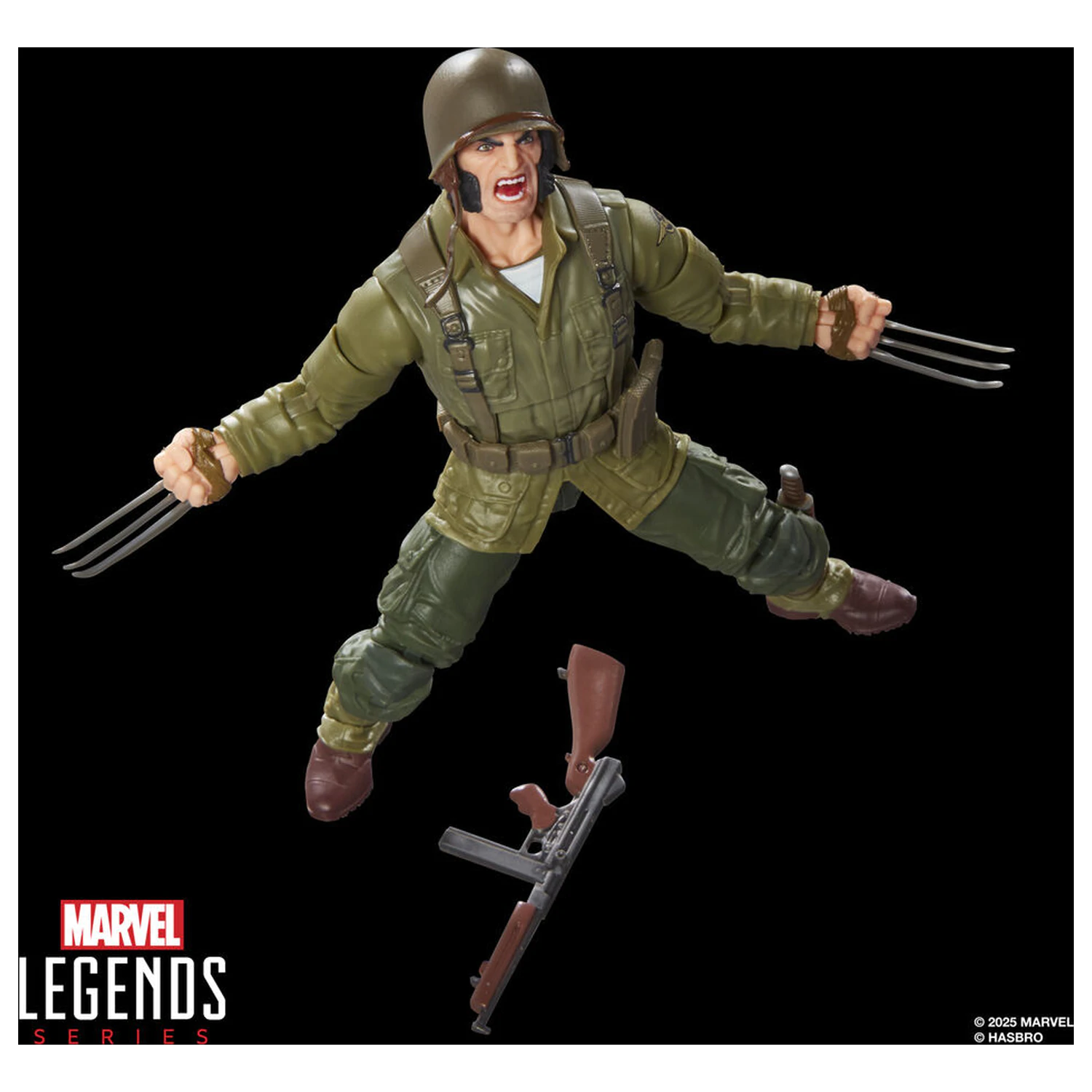 Marvel Legends Series Wolverine WwIl Logan Figur 15 cm Produktfoto