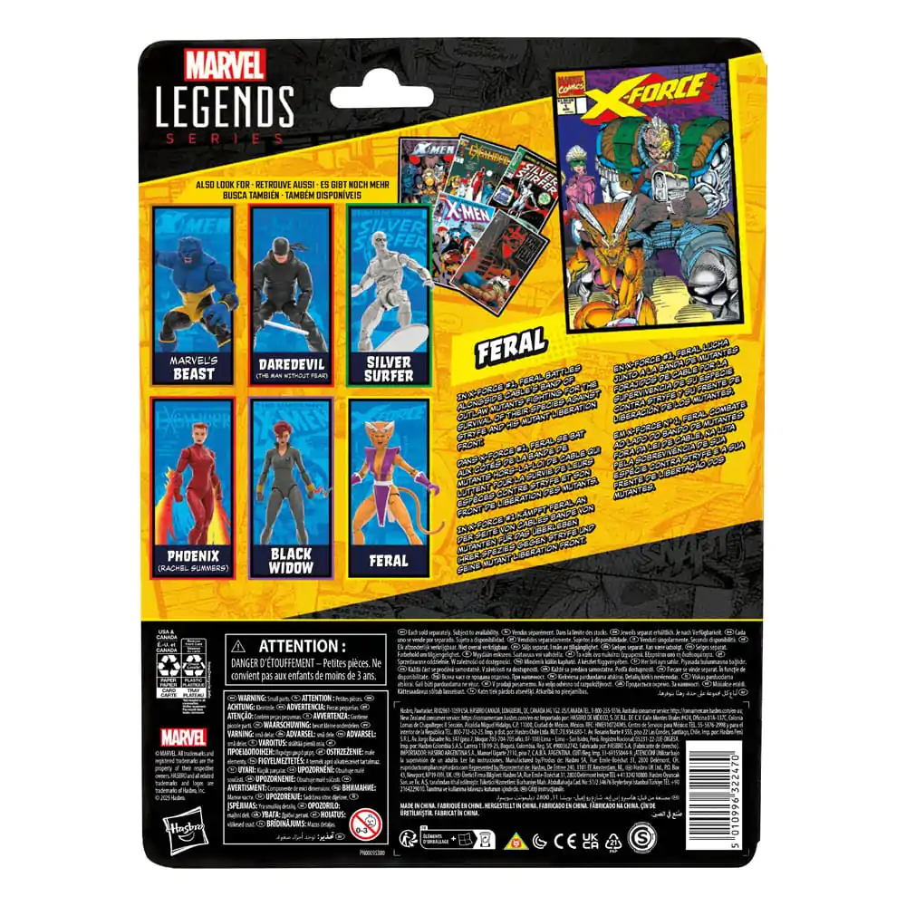 Marvel Legends Series X-Force Feral Figur 15 cm Produktfoto