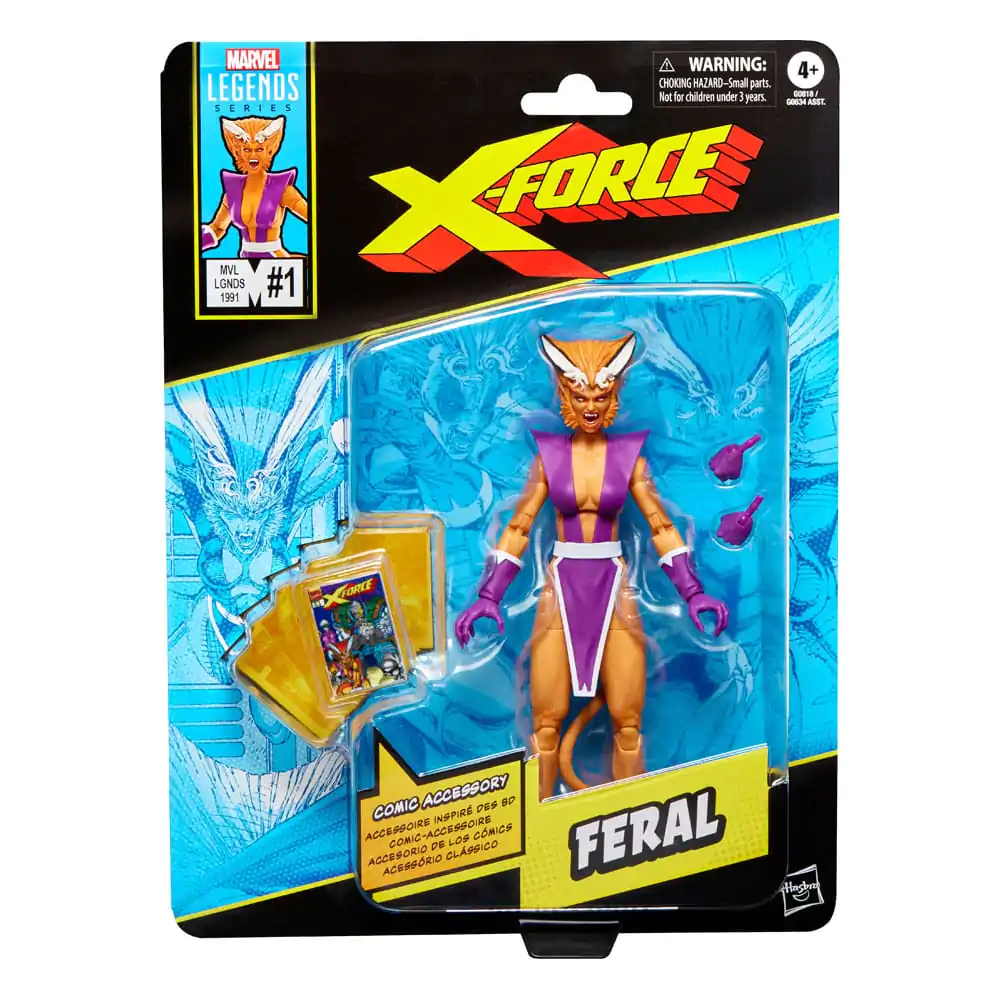 Marvel Legends Series X-Force Feral Figur 15 cm Produktfoto