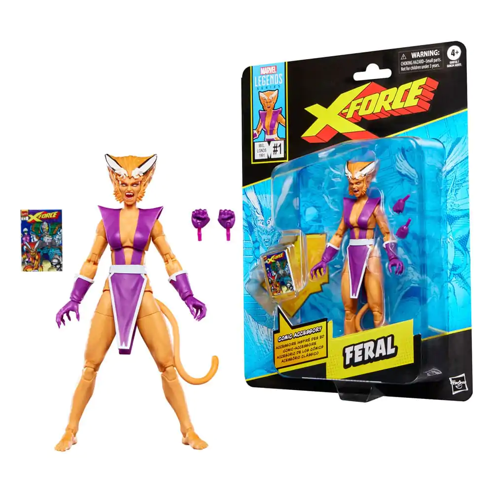 Marvel Legends Series X-Force Feral Figur 15 cm Produktfoto