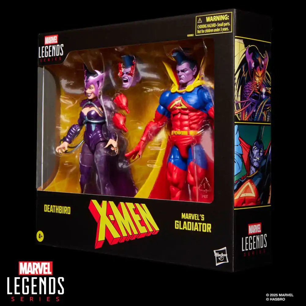 Marvel Legends Serie X-Men Deathbird & Marvel's Gladiator Pack 2 Figuren 15cm Produktfoto