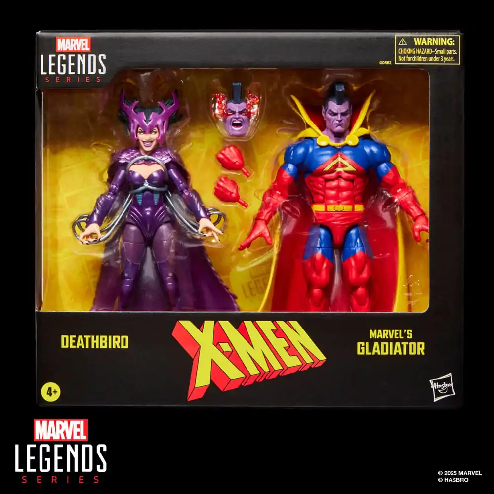 Marvel Legends Serie X-Men Deathbird & Marvel's Gladiator Pack 2 Figuren 15cm Produktfoto