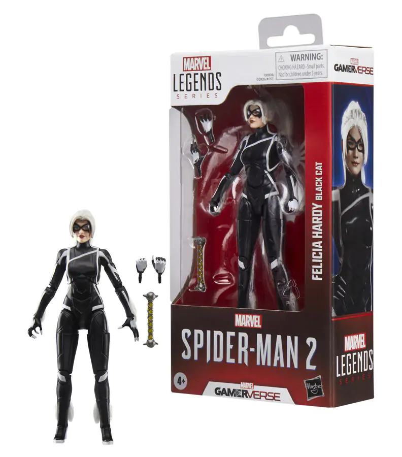 Marvel Legends Spider-Man 2 Felicia Hardy Black Cat Figur 15 cm Produktfoto