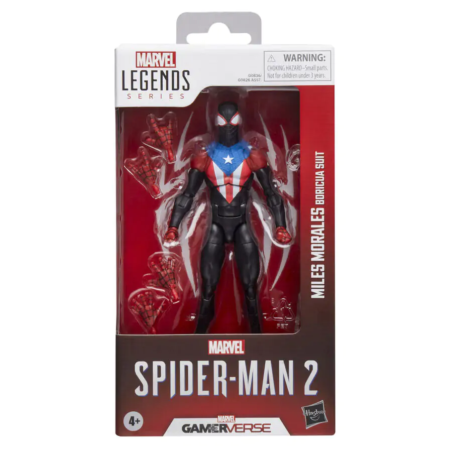 Marvel Legends Spider-Man 2 Miles Morales Boricua Suit Figur 15 cm Produktfoto