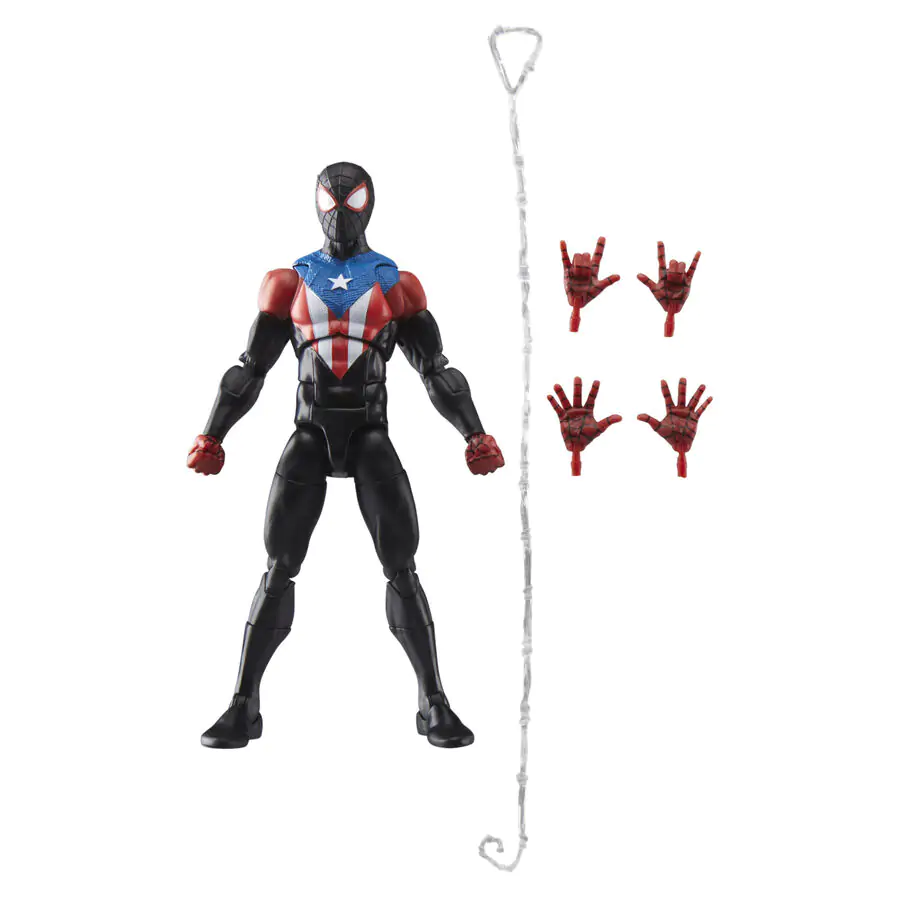 Marvel Legends Spider-Man 2 Miles Morales Boricua Suit Figur 15 cm Produktfoto