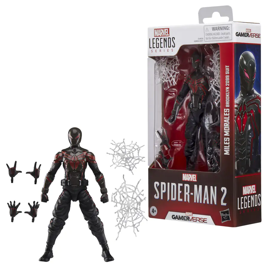 Marvel Legends Spider-Man 2 Miles Morales Brooklyn 2099 Figur 15 cm Produktfoto