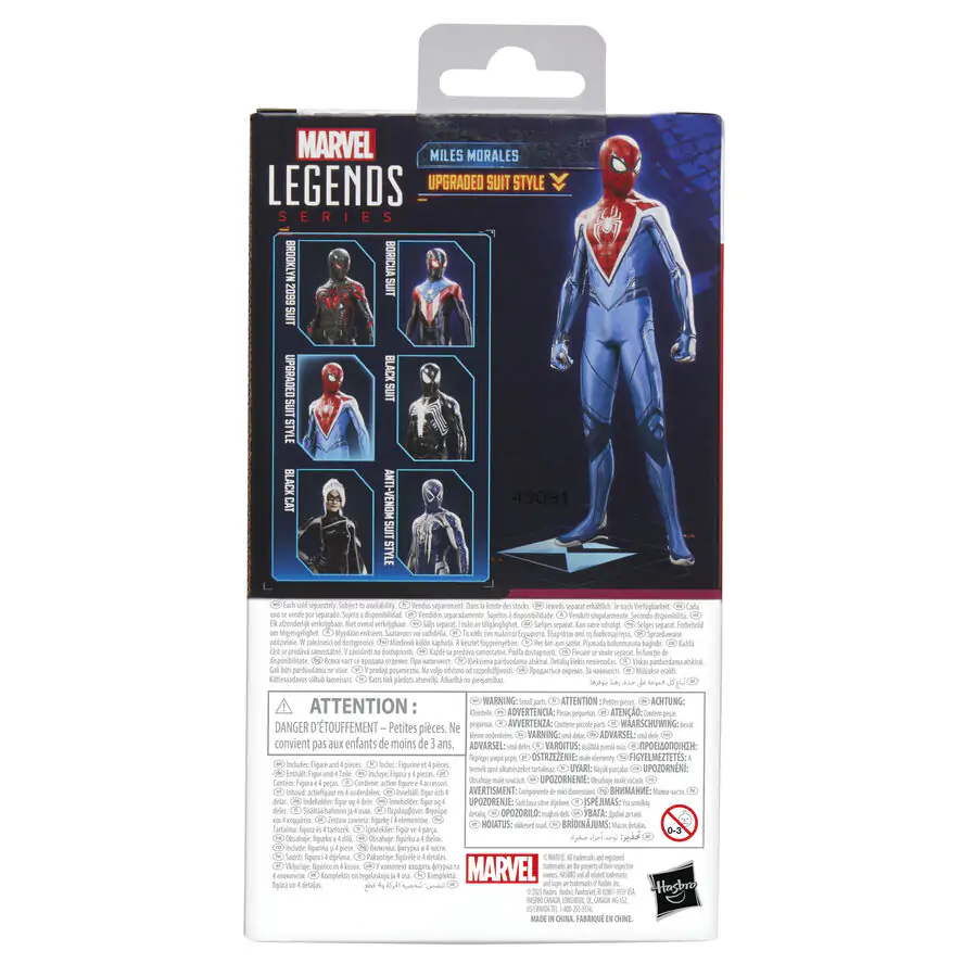 Marvel Legends Spider-Man 2 Miles Morales Upgraded Suit Figur 15 cm Produktfoto