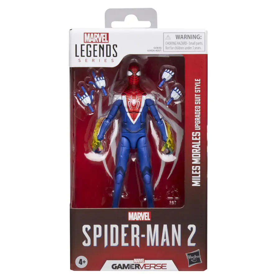 Marvel Legends Spider-Man 2 Miles Morales Upgraded Suit Figur 15 cm Produktfoto