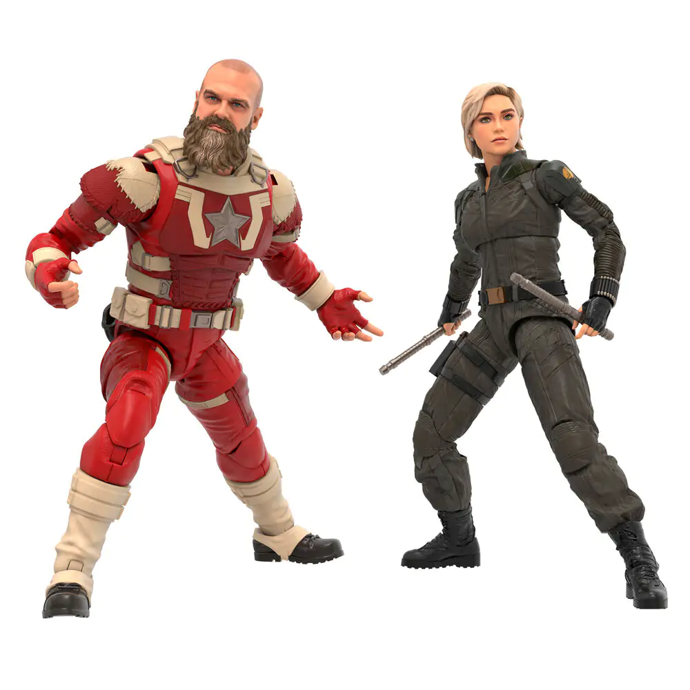 Marvel Legends Thunderbolts Yelena Belova und Red Guardian Pack 2 Figuren Produktfoto