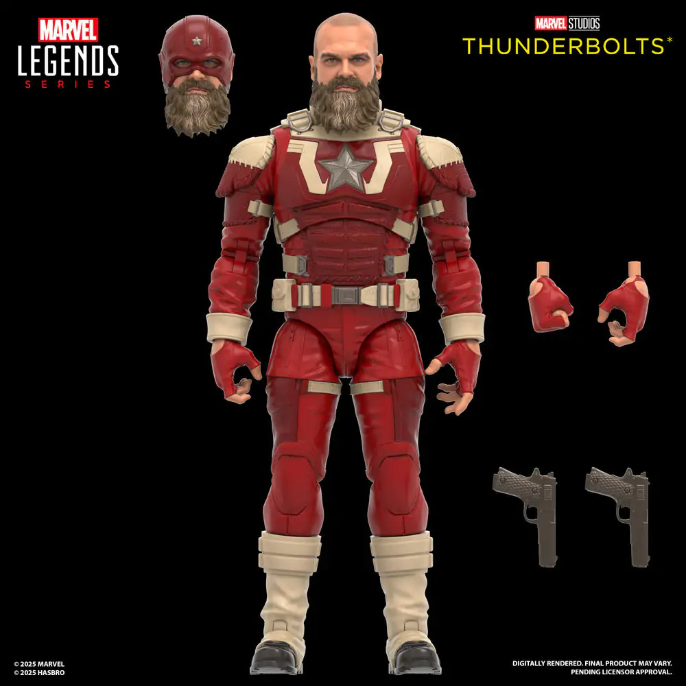 Marvel Legends Thunderbolts Yelena Belova und Red Guardian Pack 2 Figuren Produktfoto
