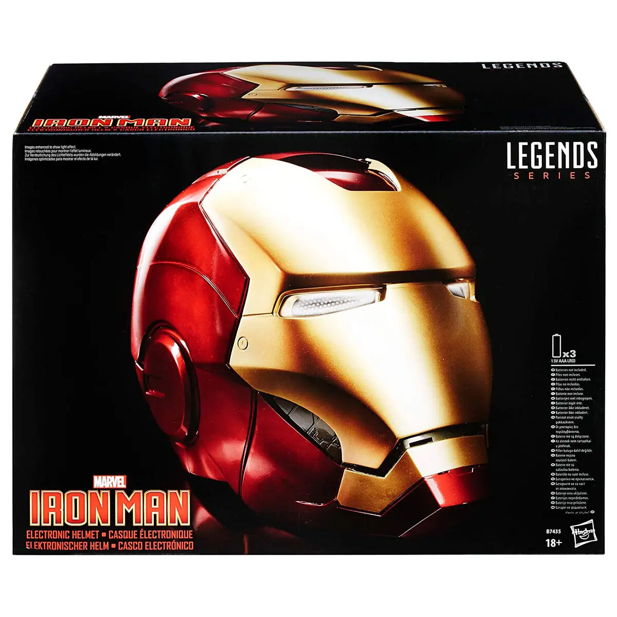 Marvel Legends Elektronischer Helm Iron Man Produktfoto