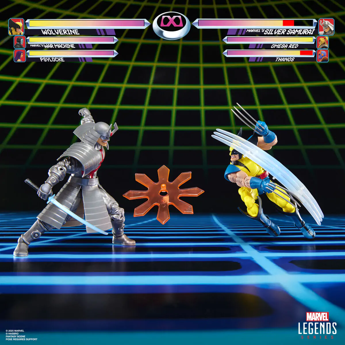 Marvel Legends Wolverine & Silver Samurai Gameverse Pack 2 Figuren 15 cm Produktfoto