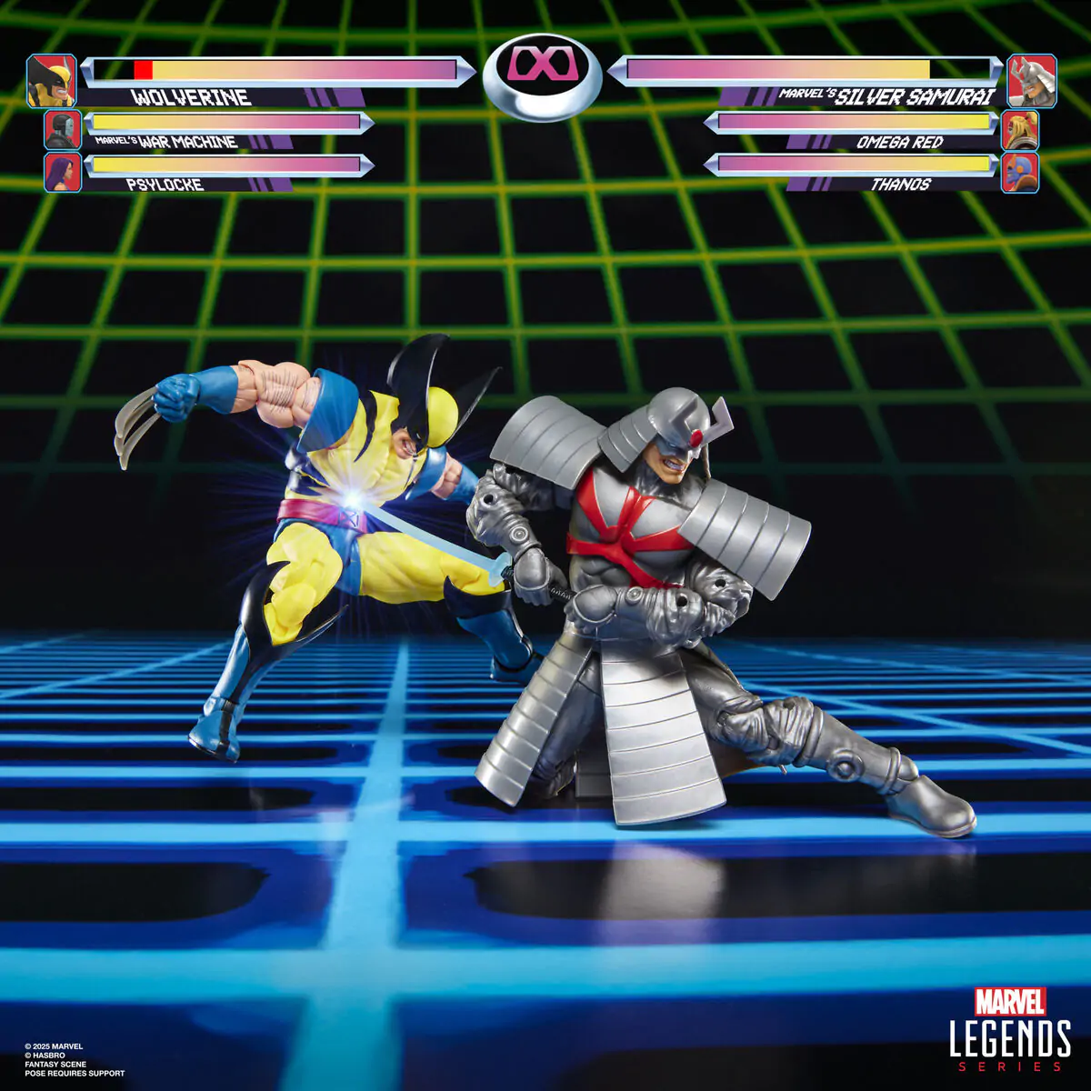 Marvel Legends Wolverine & Silver Samurai Gameverse Pack 2 Figuren 15 cm Produktfoto