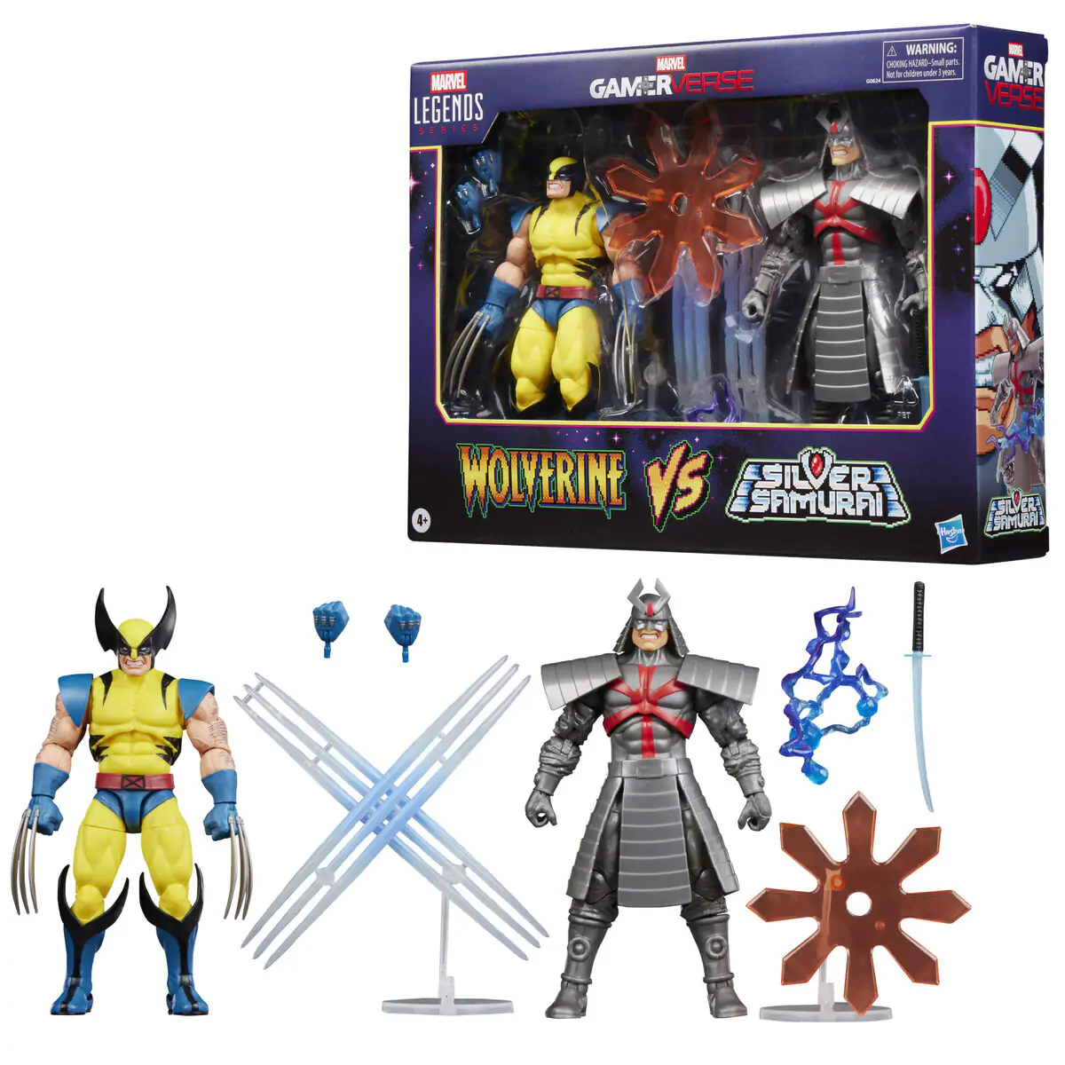 Marvel Legends Wolverine & Silver Samurai Gameverse Pack 2 Figuren 15 cm Produktfoto
