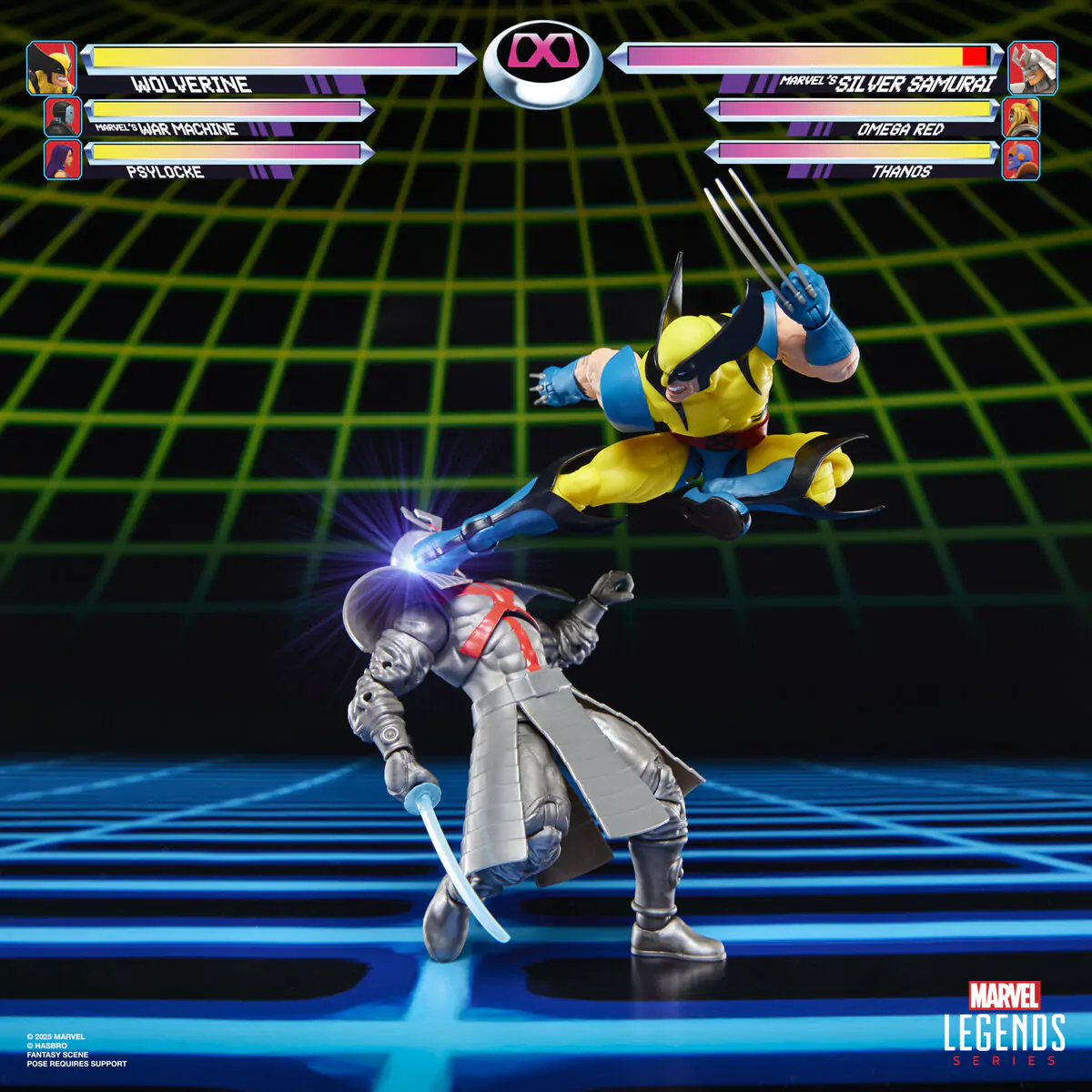 Marvel Legends Wolverine & Silver Samurai Gameverse Pack 2 Figuren 15 cm Produktfoto