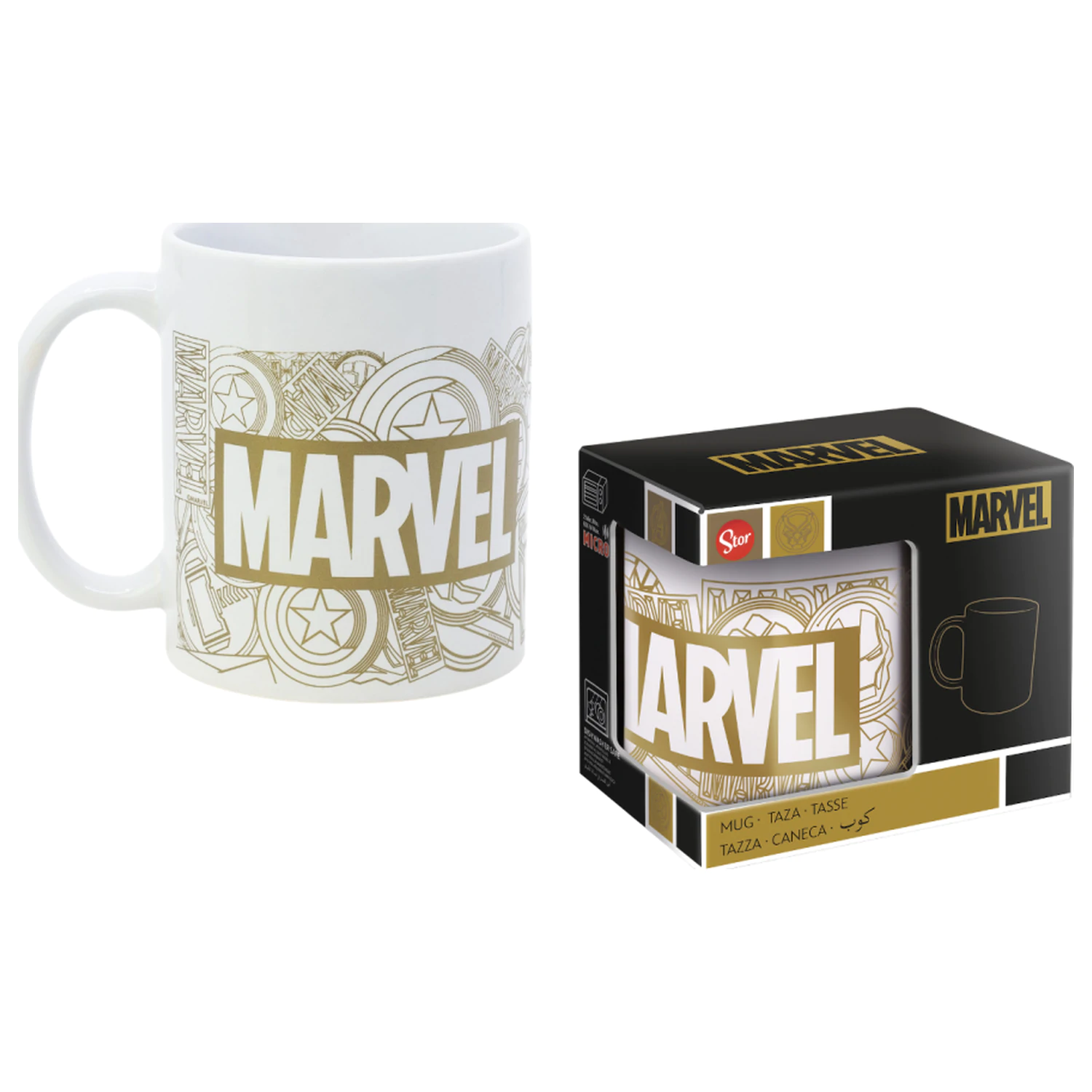 Marvel Logo Keramik Becher 325ml Produktfoto