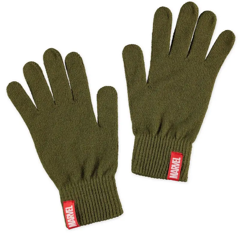 Marvel Logo Mütze und Handschuhe Set Produktfoto