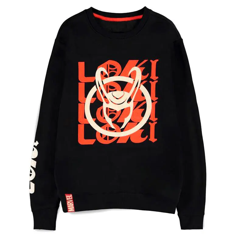 Marvel Loki Logo Text Pullover termékfotó