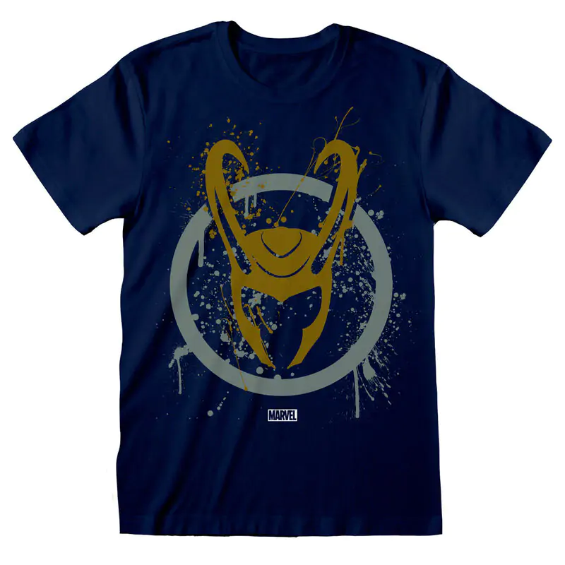 Marvel Loki S2 Splatter Logo T-shirt termékfotó
