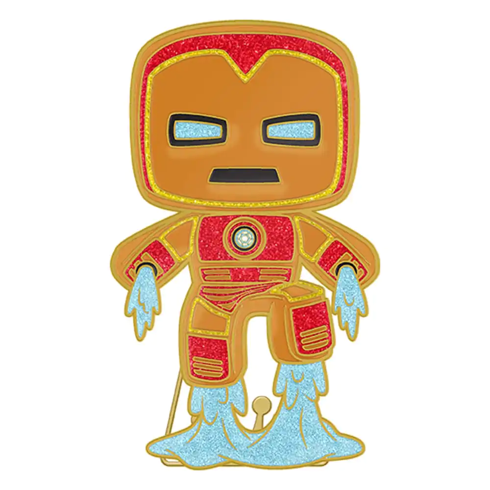Marvel Loungefly POP! Pin Ansteck-Pin Iron Man 10 cm Produktfoto