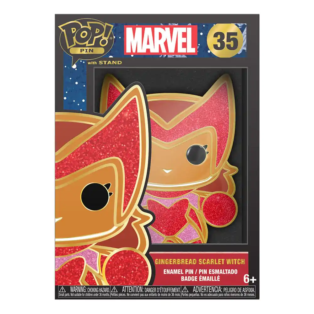 Marvel Loungefly POP! Pin Ansteck-Pin Scarlett 10 cm Produktfoto