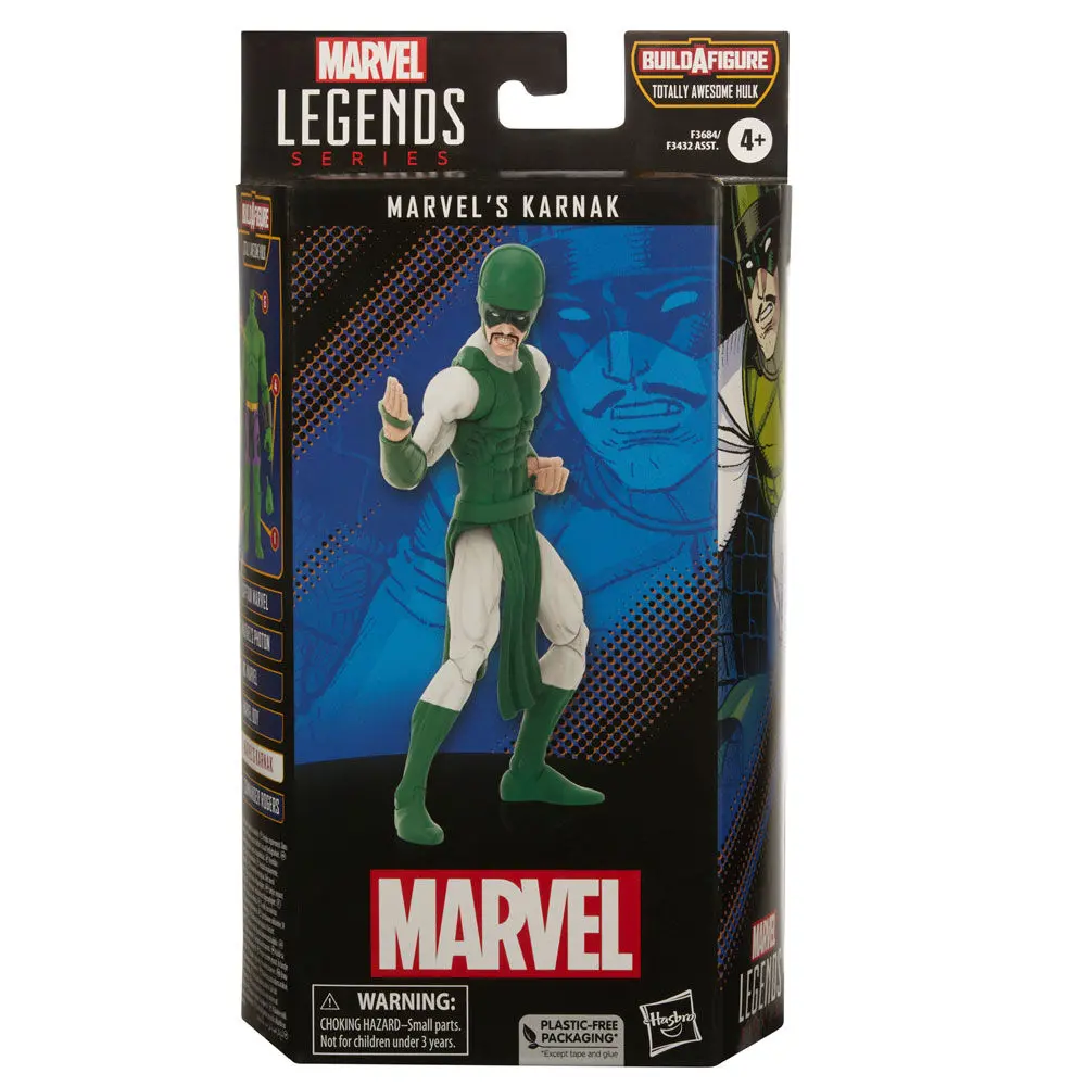 Marvel Legends Actionfigur Marvel's Karnak (BAF: Totally Awesome Hulk) 15 cm termékfotó