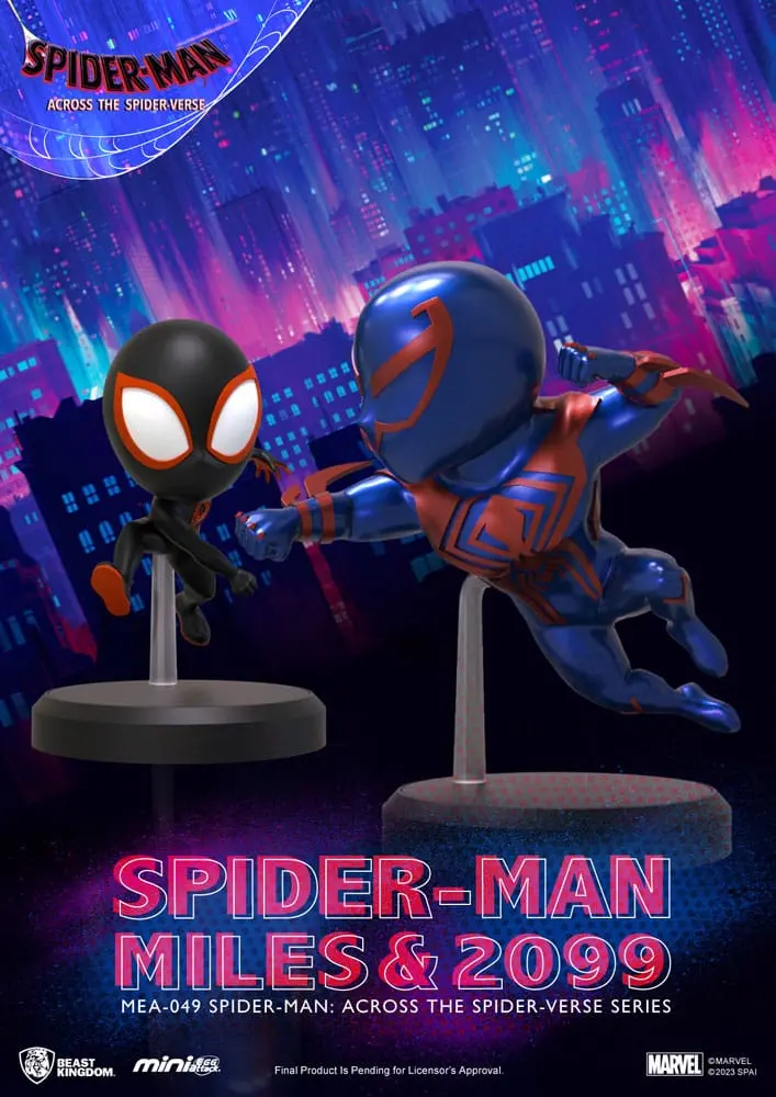 Marvel Mini Egg Attack Figur Spider-Man: Across the Spider-Verse Series Spider-man Miles &amp; 2099 8 -10 cm Produktfoto