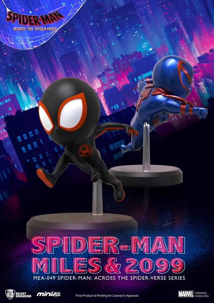Marvel Mini Egg Attack Figur Spider-Man: Across the Spider-Verse Series Spider-man Miles &amp; 2099 8 -10 cm Produktfoto