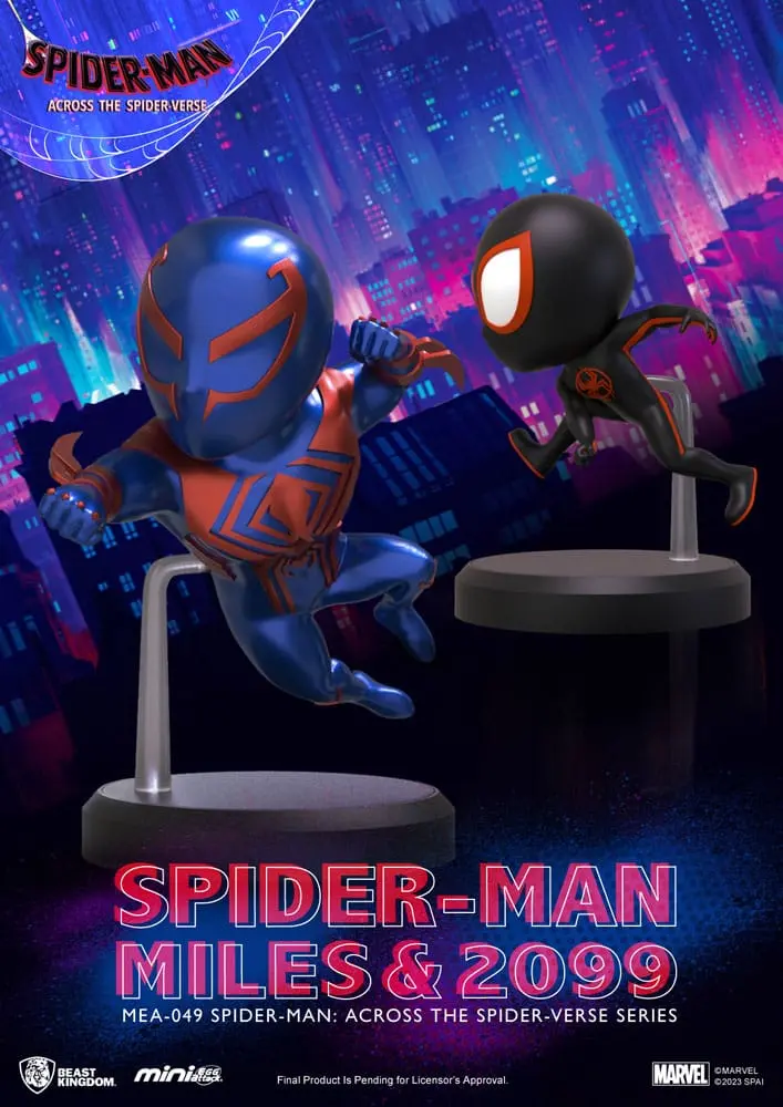 Marvel Mini Egg Attack Figur Spider-Man: Across the Spider-Verse Series Spider-man Miles &amp; 2099 8 -10 cm Produktfoto