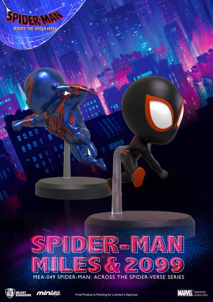 Marvel Mini Egg Attack Figur Spider-Man: Across the Spider-Verse Series Spider-man Miles &amp; 2099 8 -10 cm Produktfoto