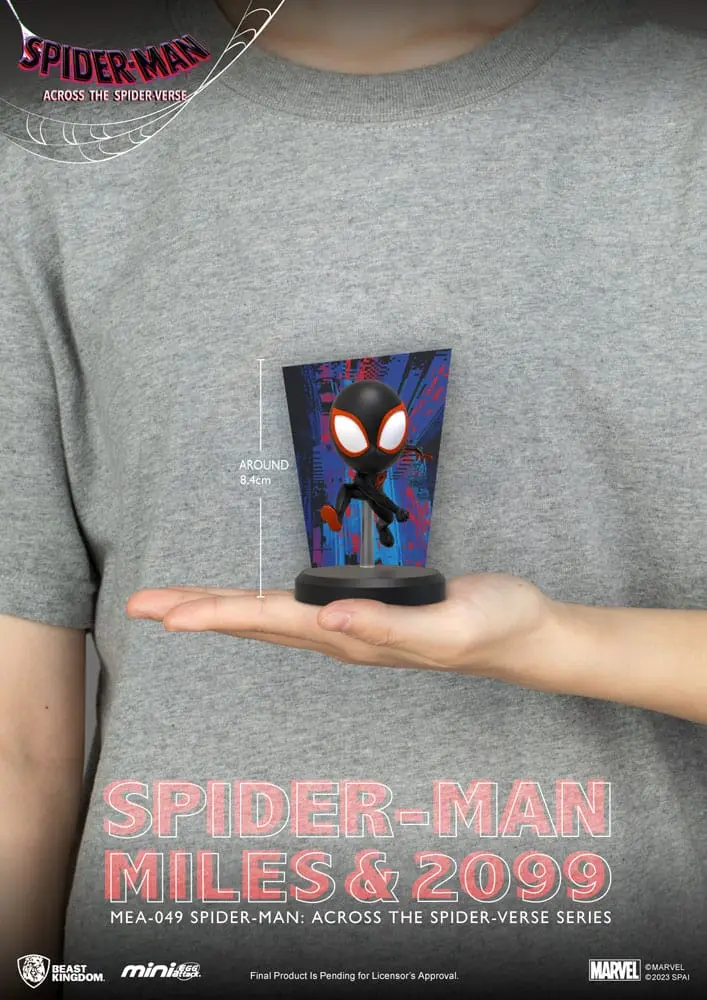 Marvel Mini Egg Attack Figur Spider-Man: Across the Spider-Verse Series Spider-man Miles &amp; 2099 8 -10 cm Produktfoto