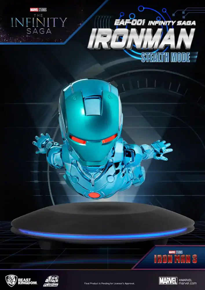 Marvel Mini Egg Attack Floating Figuren The Infinity Saga Ironman Stealth Mode 16 cm termékfotó