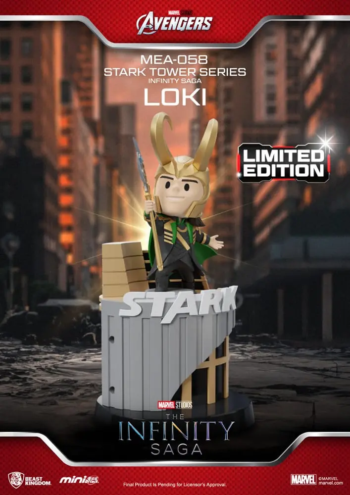 Marvel Mini Egg Attack Figuren The Infinity Saga Stark Tower series Loki 12 cm termékfotó