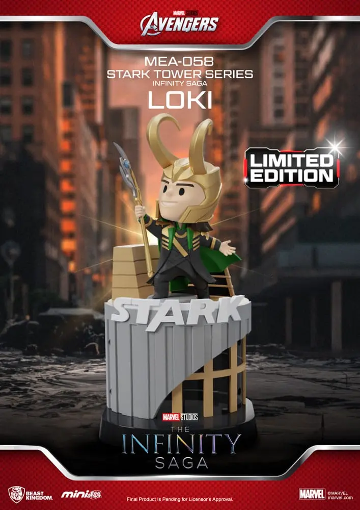 Marvel Mini Egg Attack Figuren The Infinity Saga Stark Tower series Loki 12 cm termékfotó