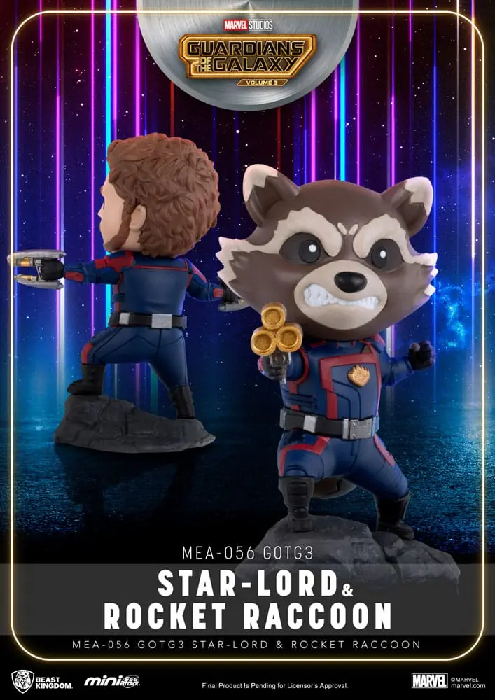 Marvel Mini Egg Attack Figuren Guardians of the Galaxy 3 Star Lord & Rocket Raccoon 8-10 cm Produktfoto