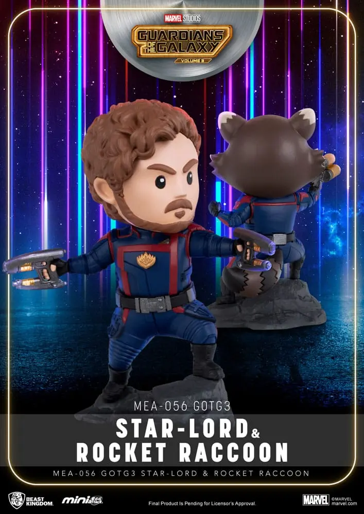 Marvel Mini Egg Attack Figuren Guardians of the Galaxy 3 Star Lord & Rocket Raccoon 8-10 cm Produktfoto