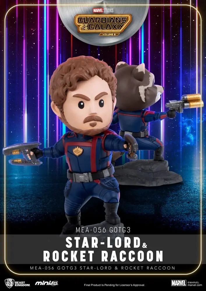 Marvel Mini Egg Attack Figuren Guardians of the Galaxy 3 Star Lord & Rocket Raccoon 8-10 cm Produktfoto