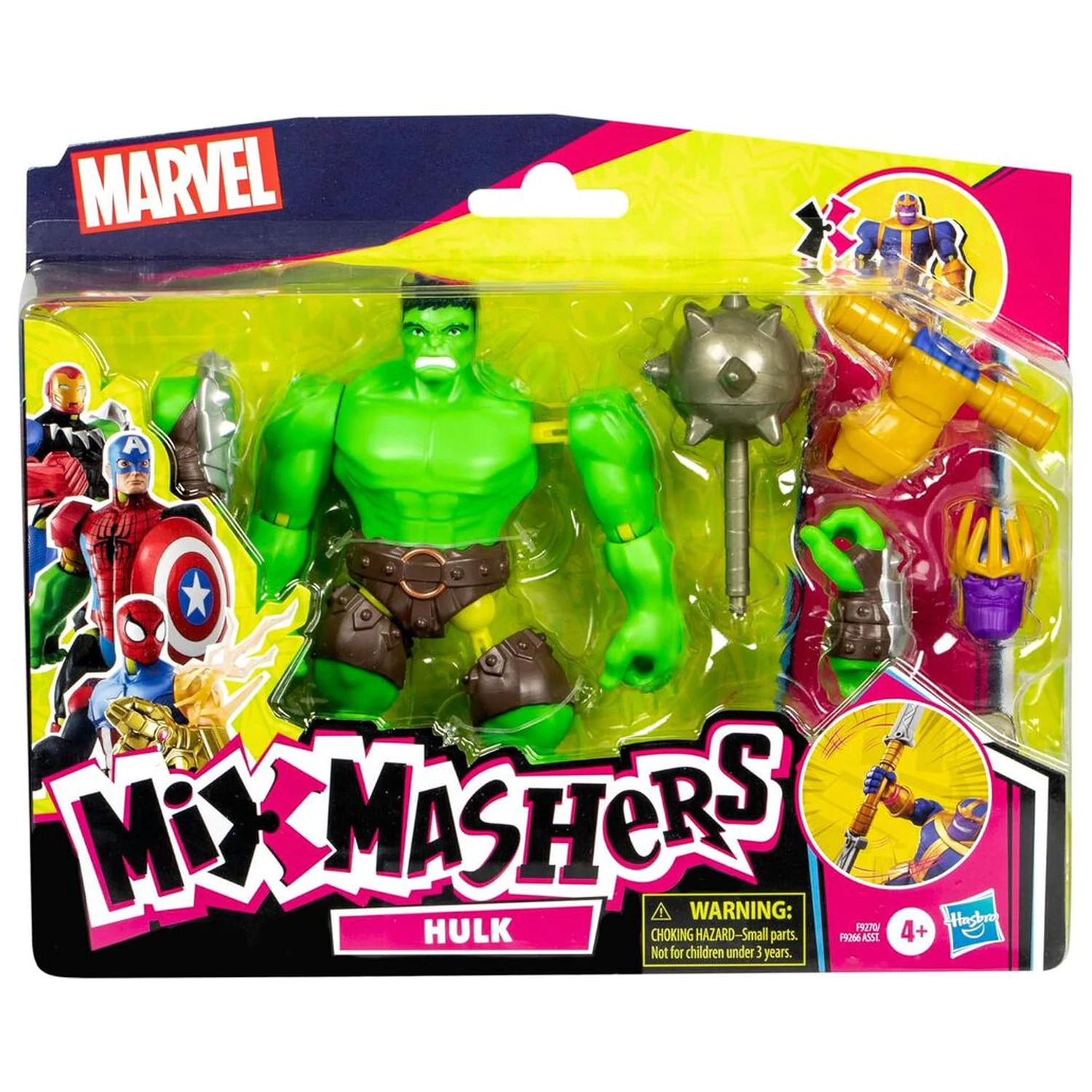 Marvel Mix Mashers Hulk Deluxe Figur 12cm Produktfoto
