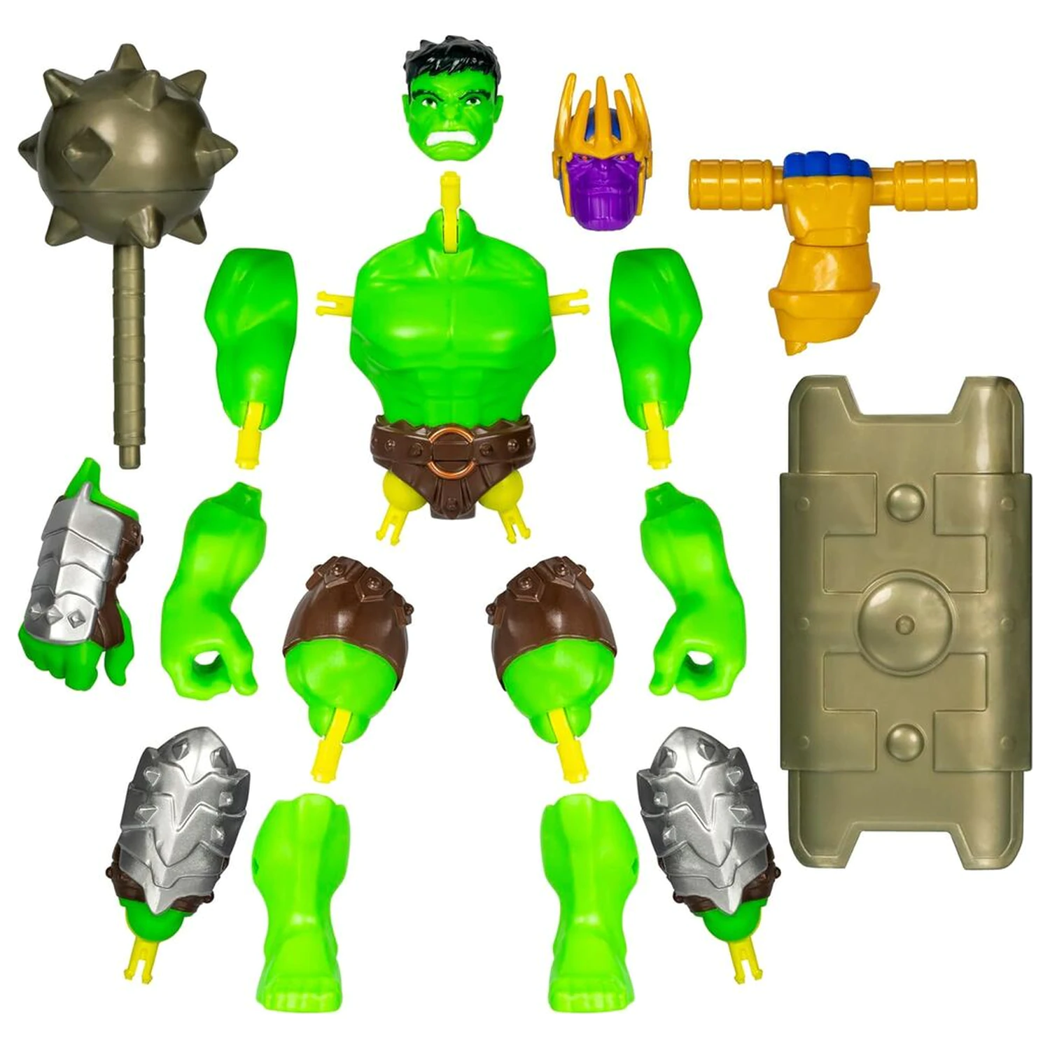 Marvel Mix Mashers Hulk Deluxe Figur 12cm Produktfoto