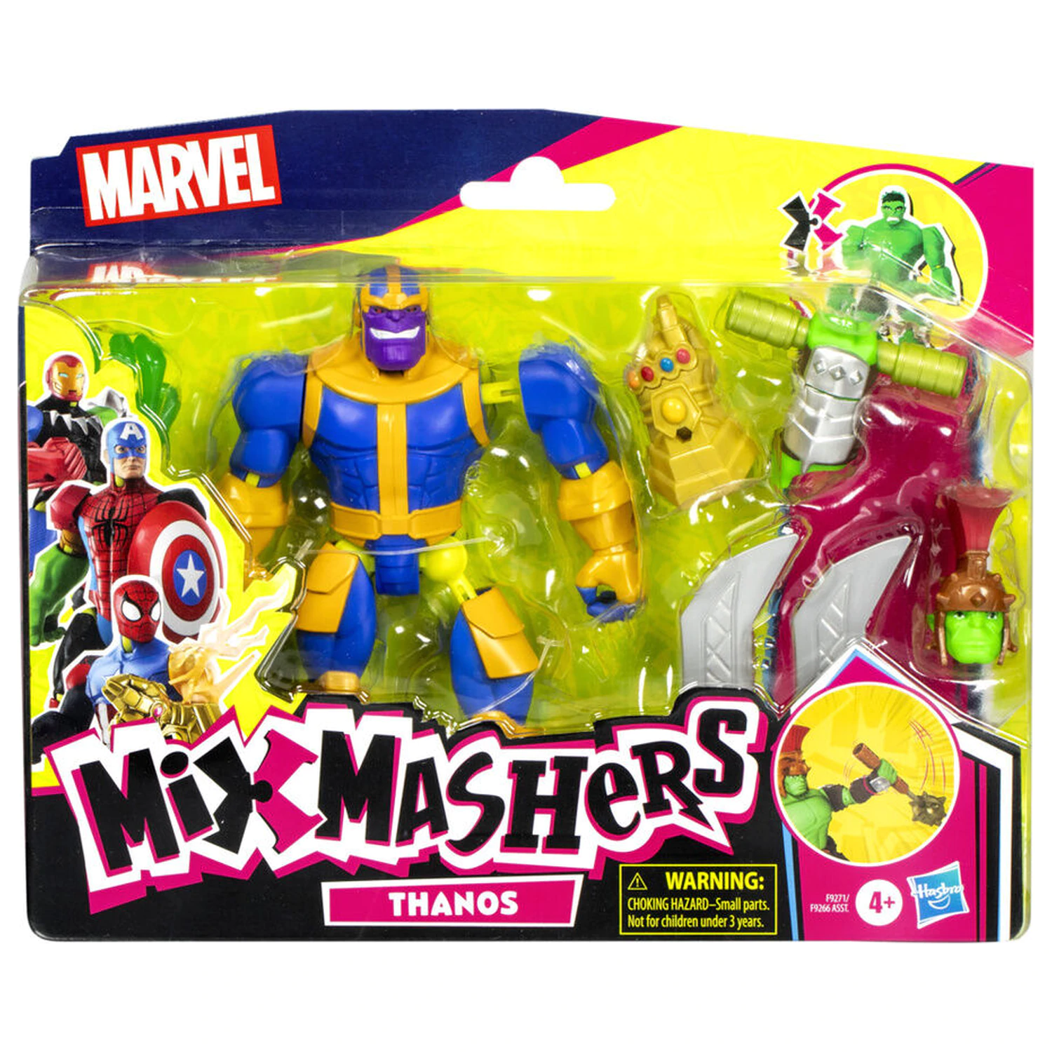 Marvel Mix Mashers Thanos Deluxe Figur 12cm Produktfoto
