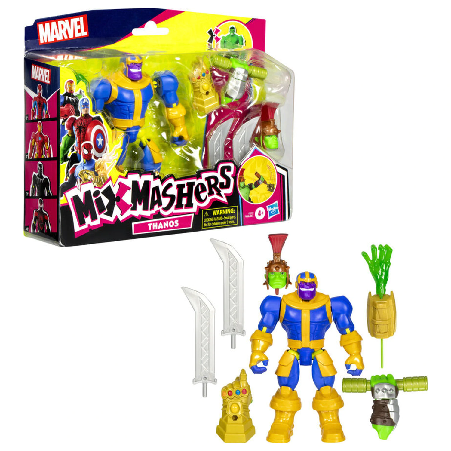 Marvel Mix Mashers Thanos Deluxe Figur 12cm Produktfoto
