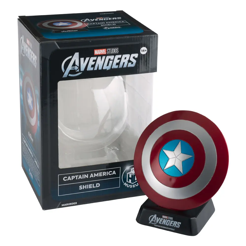 Marvel Museum Collection Mini-Replik Der Schild von Captain America 15 cm Produktfoto