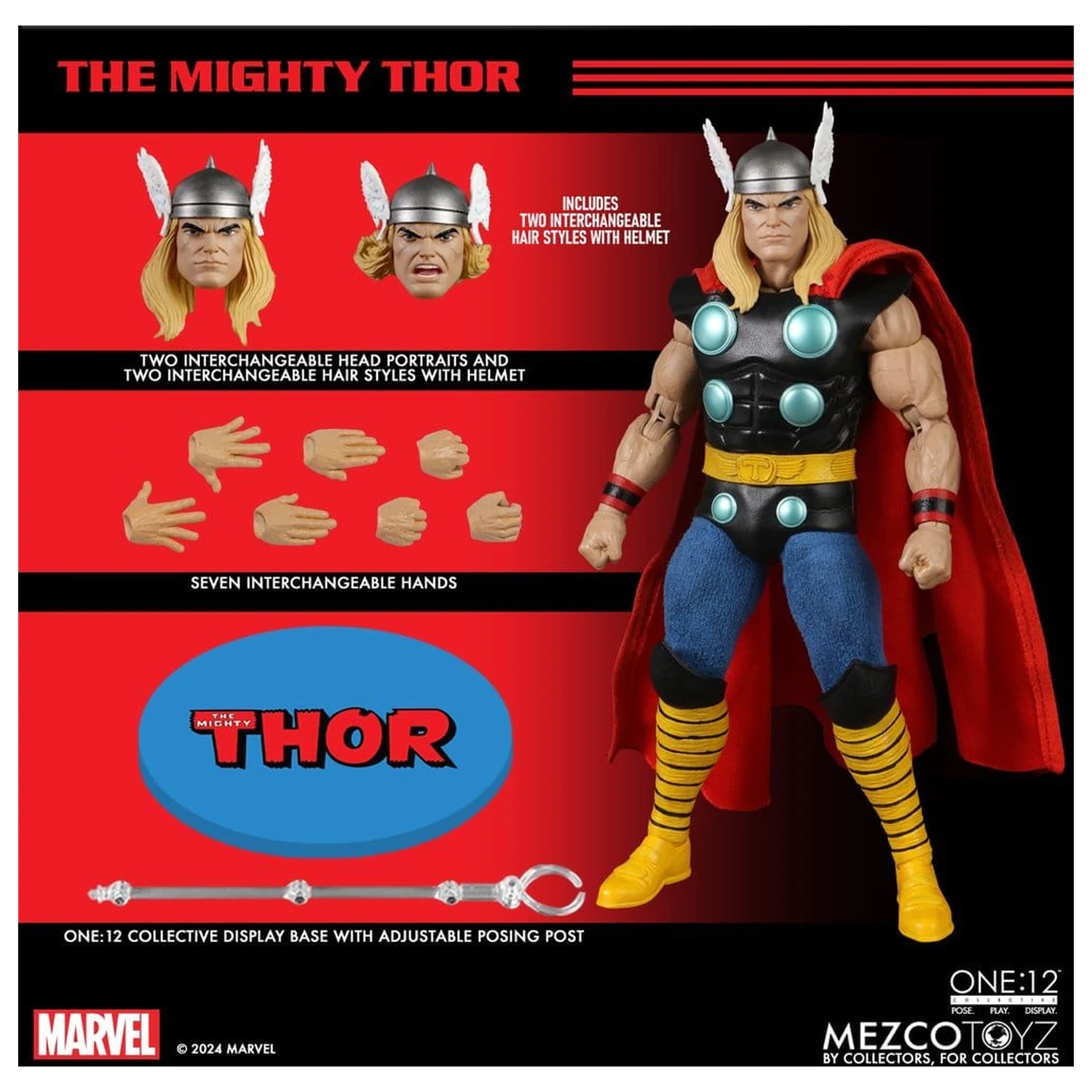Marvel One:12 Collective Action Figur 1/12 The Mighty Thor 17 cm Produktfoto