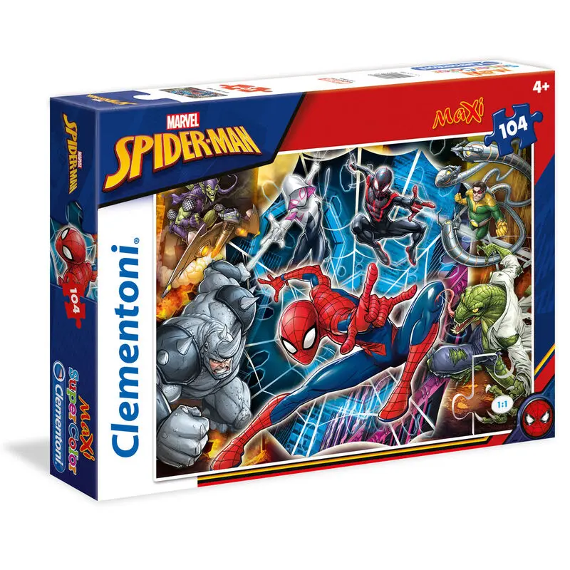 Marvel Spiderman Maxi Puzzle 104-teilig Produktfoto