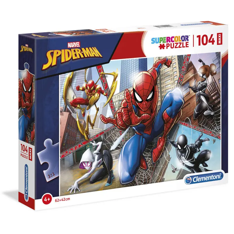 Marvel Spiderman Maxi Puzzle 104-teilig Produktfoto