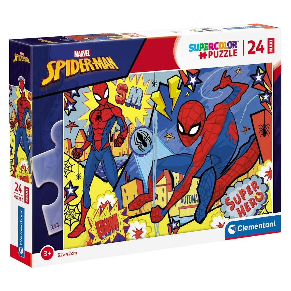 Marvel Spiderman Maxi Puzzle 24-teilig Produktfoto