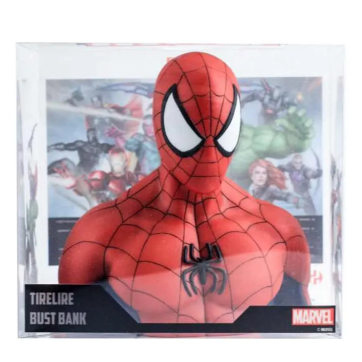 Marvel Comics Spardose Spider-Man 17 cm Produktfoto