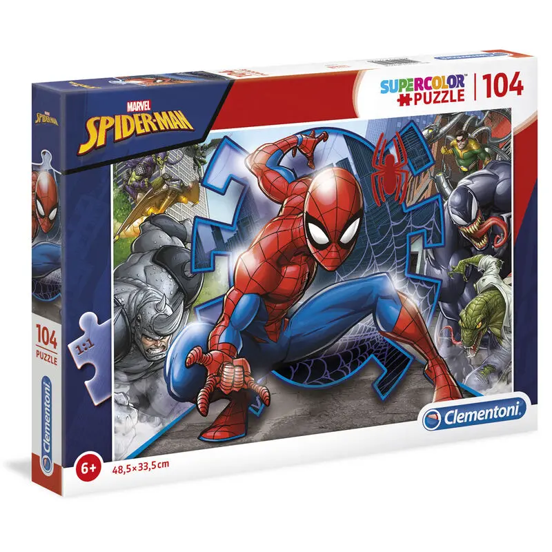 Marvel Spiderman Puzzle 104-teilig Produktfoto