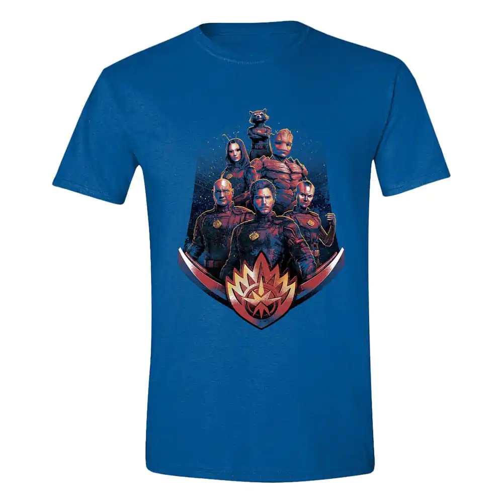 Marvel T-Shirt Guardians Of The Galaxy Vol. 3 Distressed Group Pose termékfotó