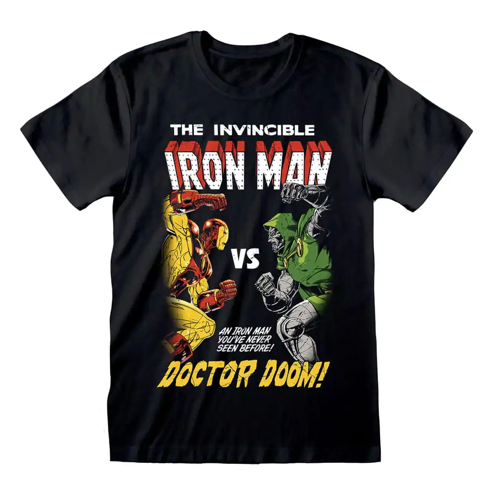 Marvel T-Shirt Iron Man vs Doom Produktfoto